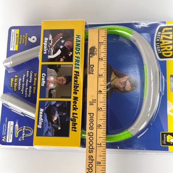 Lizard Neck Book Reading Light As Seen on TV Hands Free Portable Green Gray NEW - Picture 11 of 11
